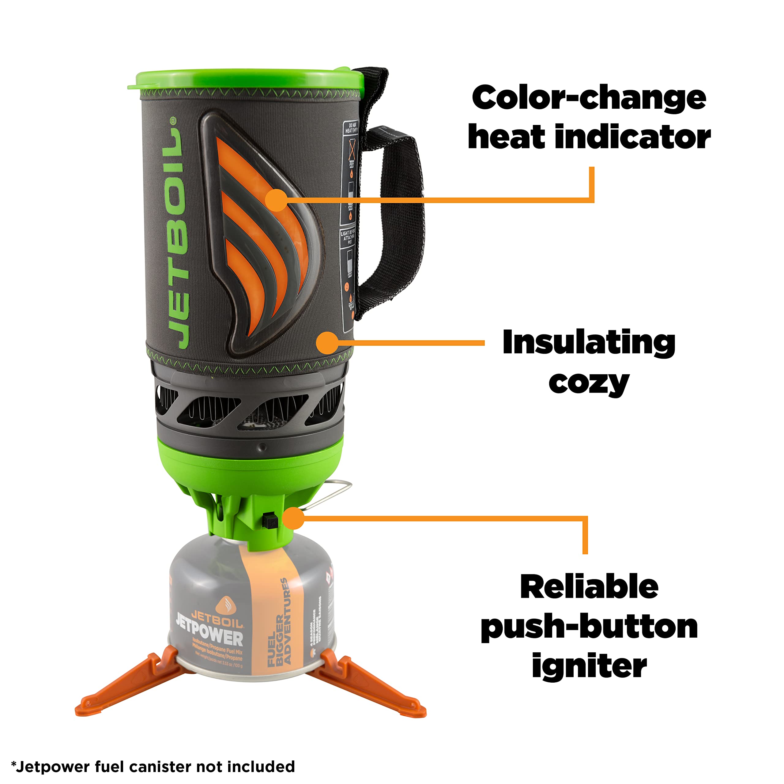 Jetboil Flash Java Kit Kamp ve Sırt Çantasıyla Birlikte Pişirme